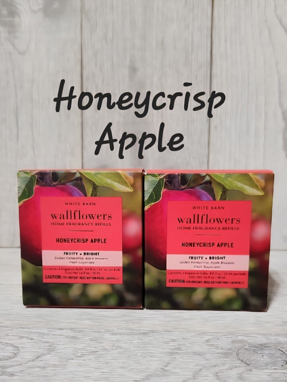 Bath & Body Works Honeycrisp Apple Wallflower Fragrance Refills (4)